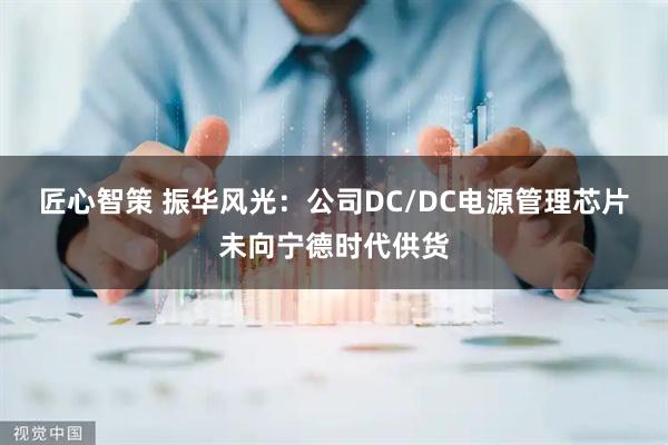 匠心智策 振华风光：公司DC/DC电源管理芯片未向宁德时代供货